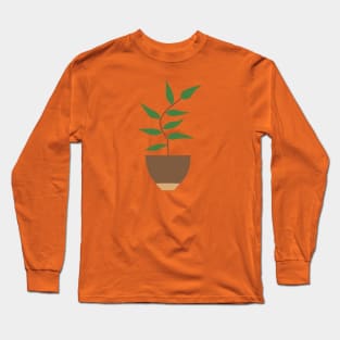 Boho Potted Plant Long Sleeve T-Shirt